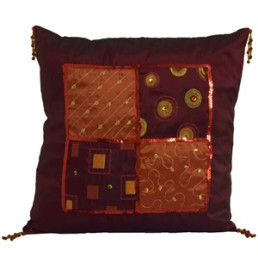 ΜΑΞΙΛΑΡΙ ΜΠΟΡΝΤΩ ΚΑΙ ΠΟΡΤΟΚΑΛΙ ΣΚΟΥΡΟ ΜΕ ΚΕΝΤΗΜΑ ΣΤΟ ΚΕΝΤΡΟ ΚΑΙ ΓΕΜΙΣΗ