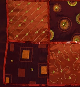 ΜΑΞΙΛΑΡΙ ΜΠΟΡΝΤΩ ΚΑΙ ΠΟΡΤΟΚΑΛΙ ΣΚΟΥΡΟ ΜΕ ΚΕΝΤΗΜΑ ΣΤΟ ΚΕΝΤΡΟ ΚΑΙ ΓΕΜΙΣΗ